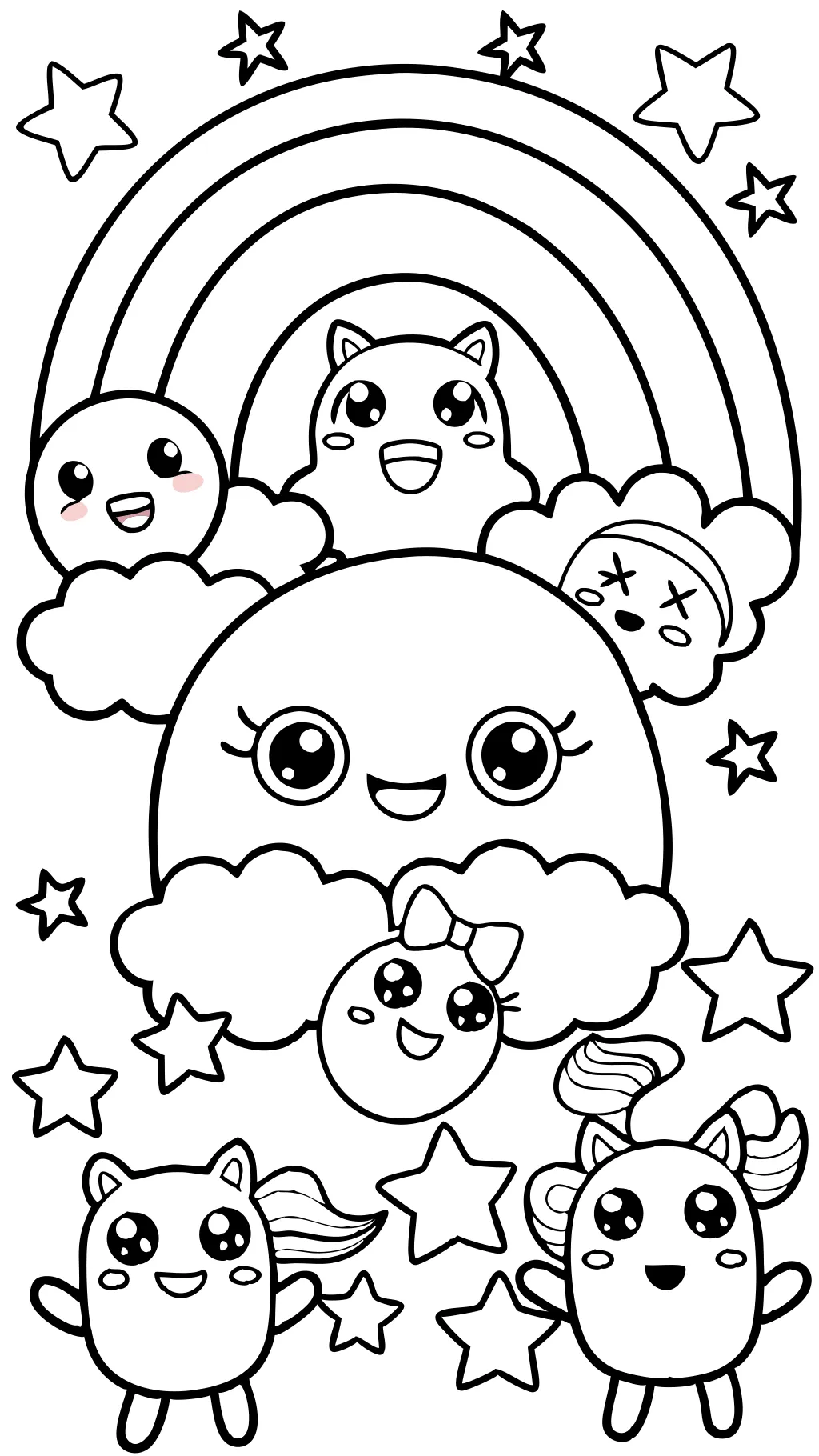 Rainbow Friends Coloring Pages